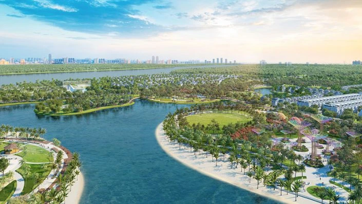 Đại công viên ven sông 36 ha -Tâm điểm cảnh quan Vinhomes Grand Park