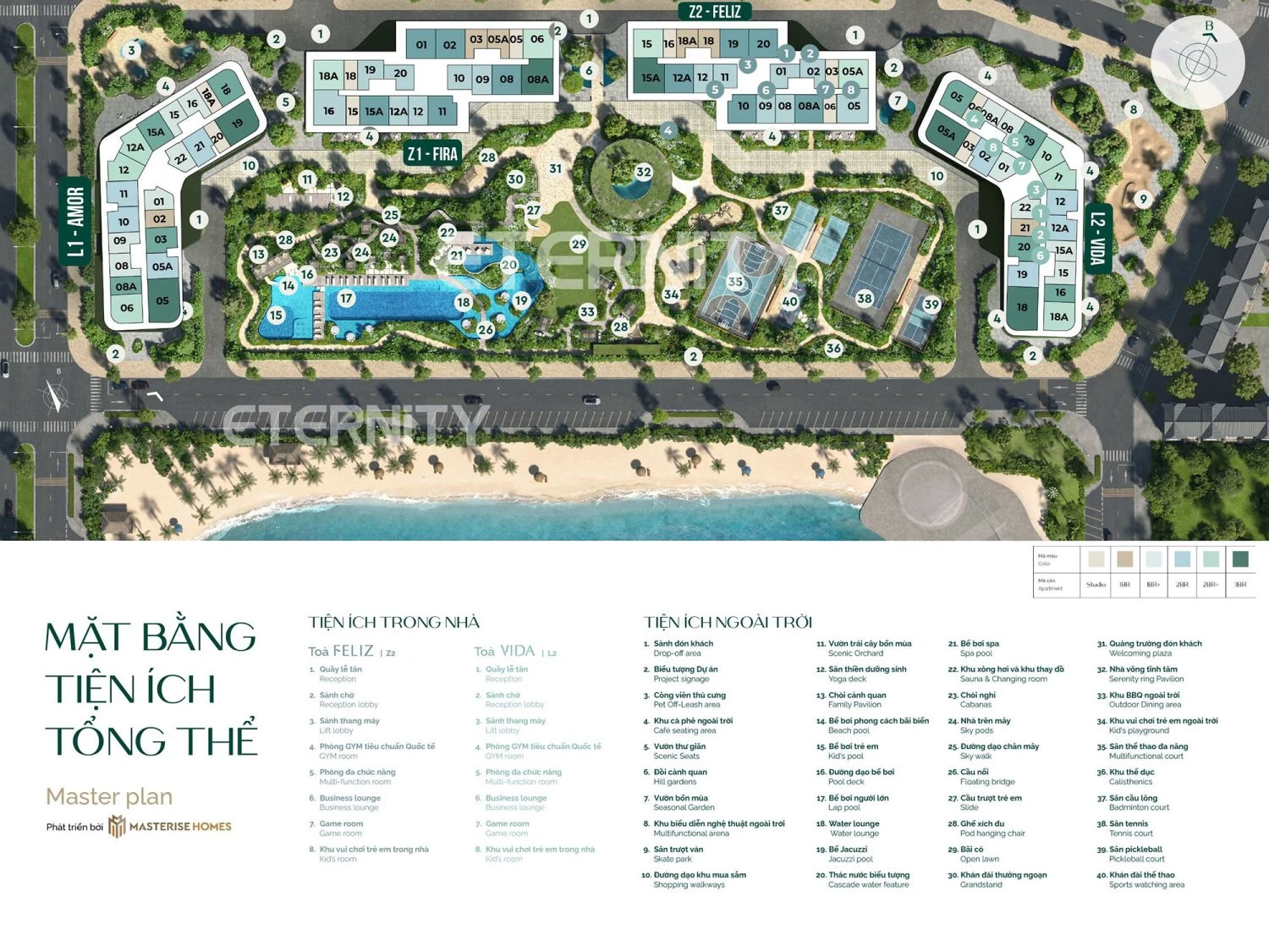 Mặt bằng tổng thể Lumiere SpringBay