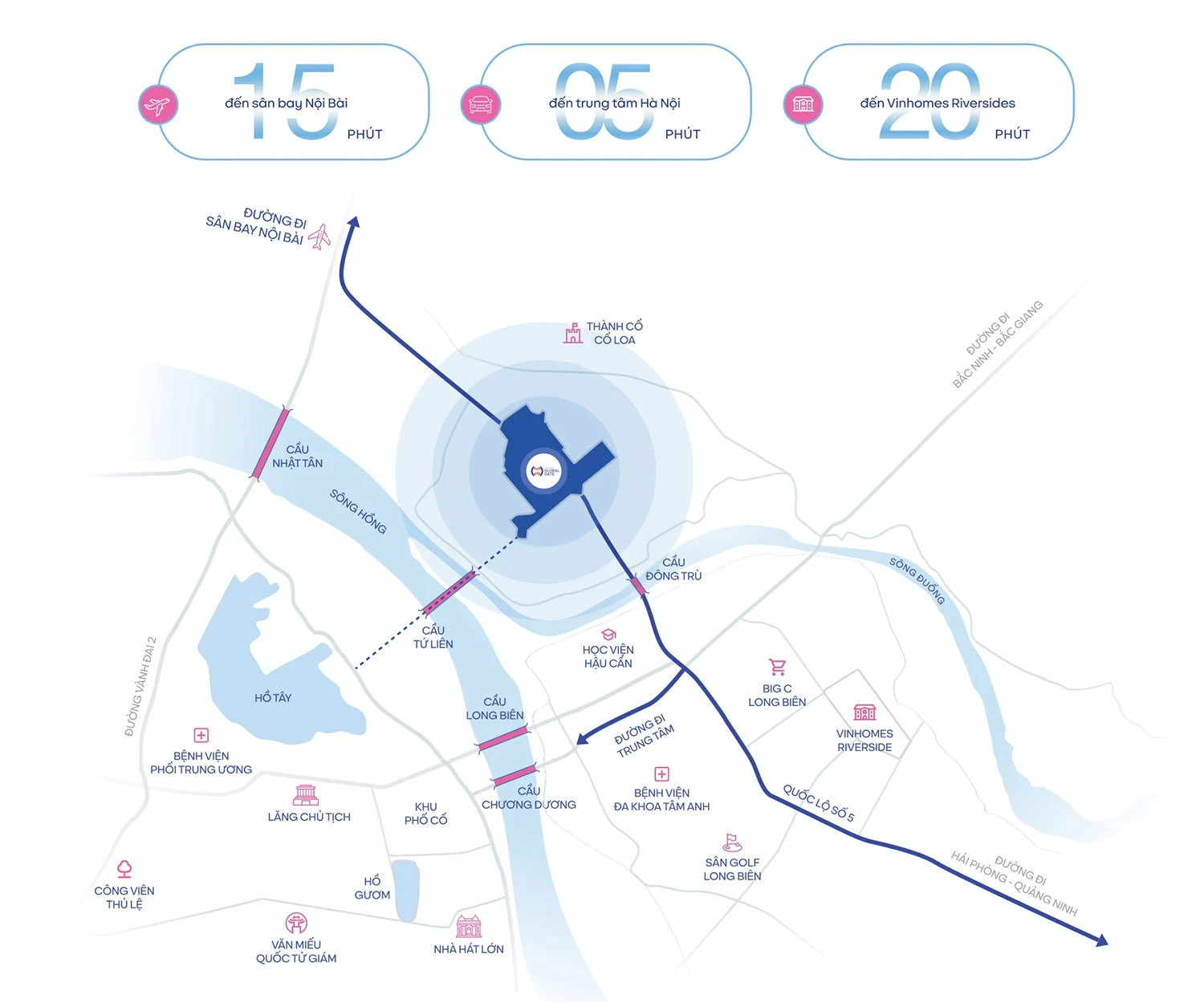 Vị trí Vinhomes Global Gate