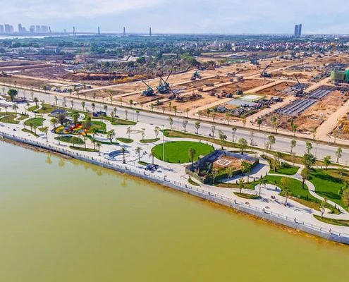 Hồ Thiên Nga – “Kỳ quan” khu đô thị Vinhomes Global Gate